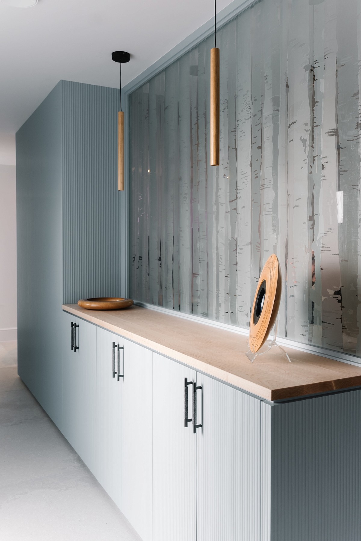 Contemporary Kitchen and Entrance Screen - Nantwich, Cheshire