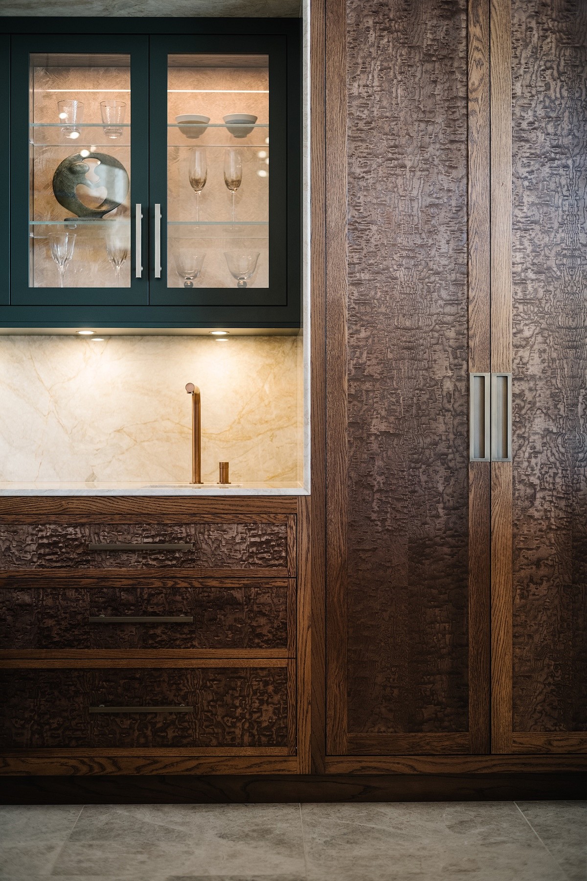 Windsor Japanese Ash Kitchen - Our Showroom, Cheshire