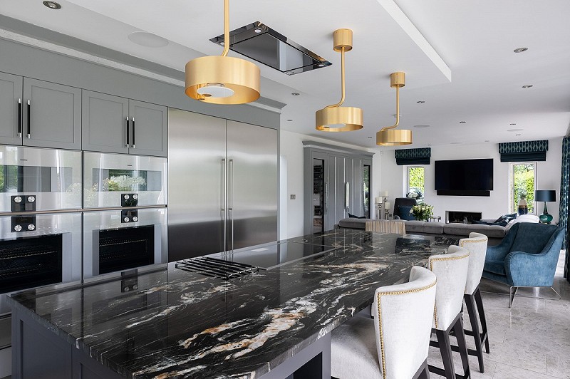 A luxury kitchen made for a client in Didsbury by David Lisle Kitchen Design