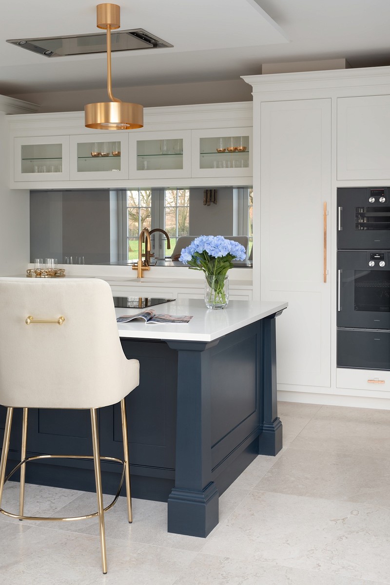 A luxury kitchen in Mobberley made by David Lisle Kitchen Design