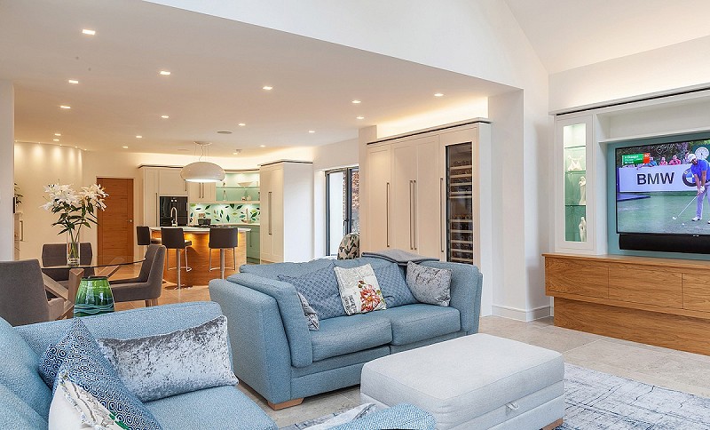 A luxury kitchen in Ormskirk made by David Lisle Kitchen Design