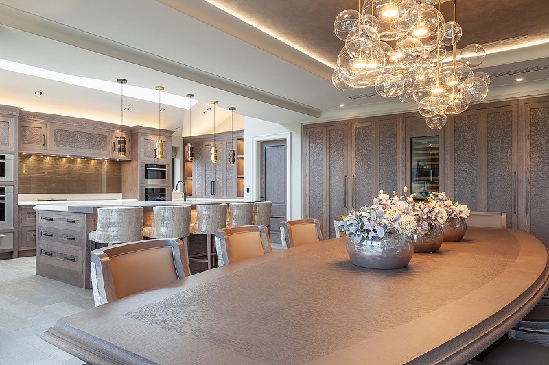 A luxury kitchen made for a client in Prestbury by David Lisle Kitchen Design